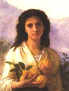 Adolphe Bouguereau Girl Holding Lemons Spain oil painting artist